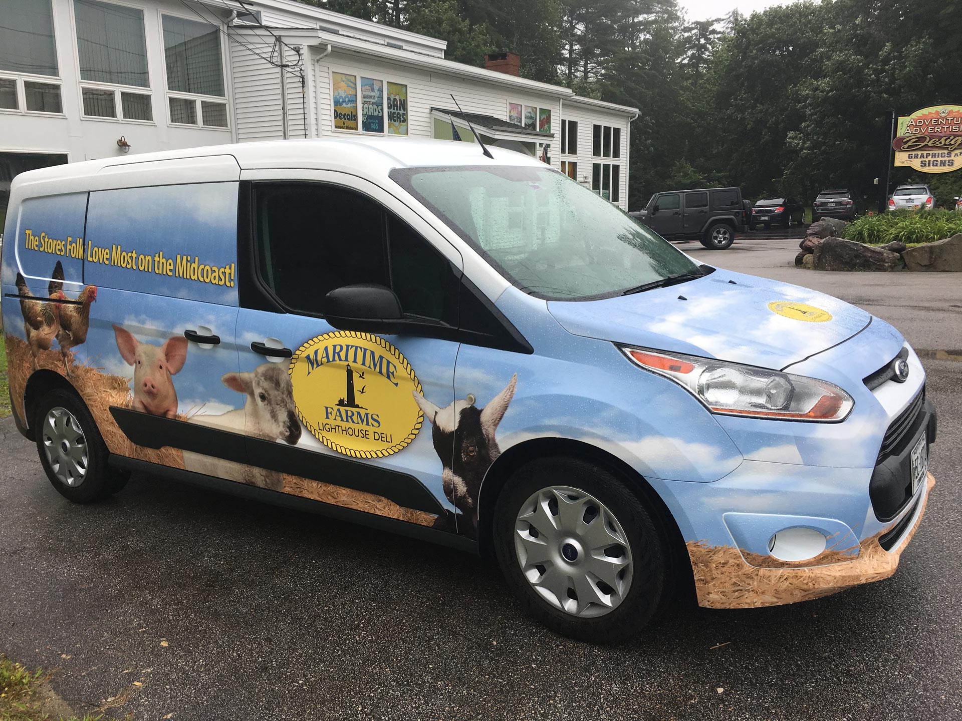 Maritime Farms vehicle wrap