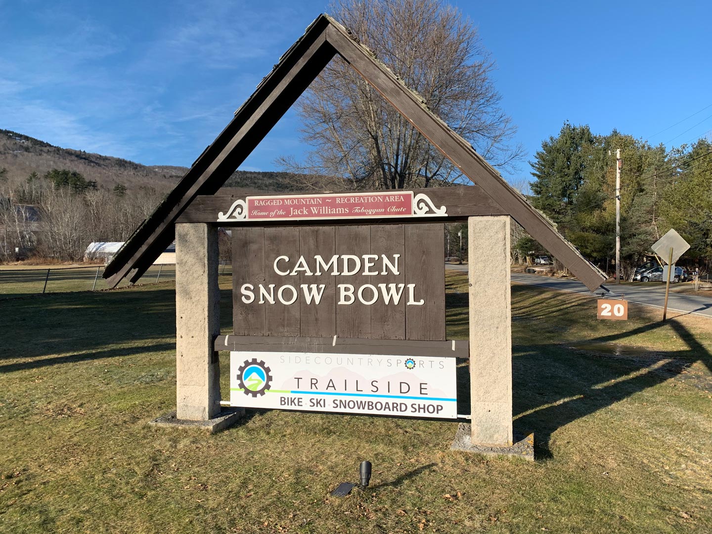 Camden Snow Bowl Sign - Camden, ME